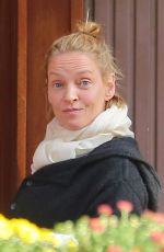 UMA THURMAN Out for Lunch at Da Silvano Restaurant 11/09/2015