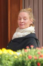 UMA THURMAN Out for Lunch at Da Silvano Restaurant 11/09/2015