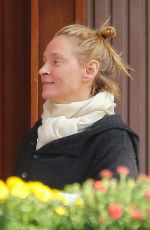 UMA THURMAN Out for Lunch at Da Silvano Restaurant 11/09/2015