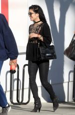 VANESSA and STELLA HUDGENS Leaves Palihouse Restaurant in West Hollywood 11/15/2015