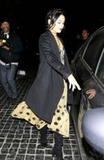 VANESSA HUDGENS Leaves Cecconi
