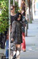 VANESSA HUDGENS Outside Sunset Marquis Hotel in Los Angeles 11/19/2015