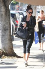 VANESSA MINNILLO in Leggings Out and About in Los Angeles 11/18/2015