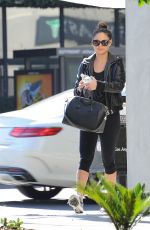 VANESSA MINNILLO in Leggings Out and About in Los Angeles 11/18/2015