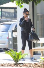 VANESSA MINNILLO in Leggings Out and About in Los Angeles 11/18/2015