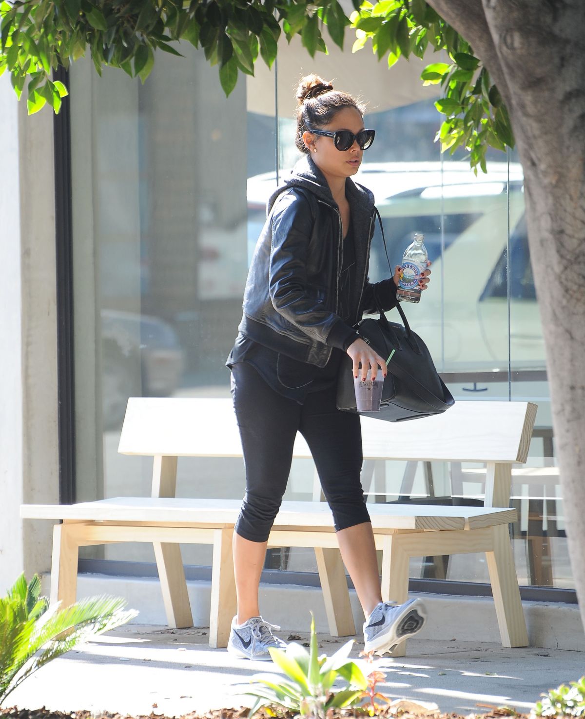 VANESSA MINNILLO in Leggings Out and About in Los Angeles 11/18/2015 ...