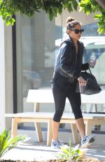 VANESSA MINNILLO in Leggings Out and About in Los Angeles 11/18/2015