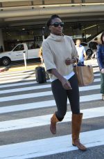 VENUS WILLIAMS Arrives at LAX Airport in Los Angeles 11/20/2015
