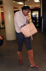 VENUS WILLIAMS Arrives at LAX Airport in Los Angeles 11/20/2015