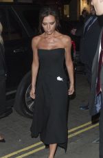 VICTORIA BECKHAM at Burberry Festive Film Premiere in London 11/03/2015