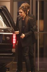 VICTORIA BECKHAM Leaves Beaumont Hotel in London 11/23/2015