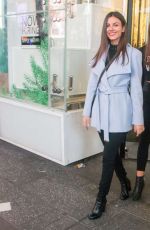 VICTORIA JUSTICE and MADISON REED Holds a Snake Out in New York 11/19/2015
