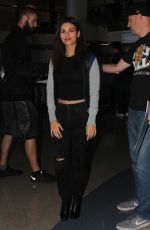 VICTORIA JUSTICE at LAX Airport in Los Angeles 11/12/2015