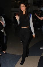 VICTORIA JUSTICE at LAX Airport in Los Angeles 11/12/2015