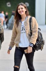 VICTORIA JUSTICE Heading to The Arclight 11/27/2015