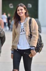 VICTORIA JUSTICE Heading to The Arclight 11/27/2015