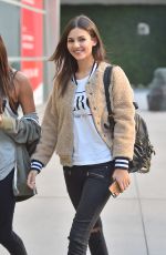 VICTORIA JUSTICE Heading to The Arclight 11/27/2015