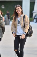 VICTORIA JUSTICE Heading to The Arclight 11/27/2015