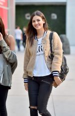 VICTORIA JUSTICE Out and About in Hollywood 11/22/2015