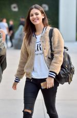 VICTORIA JUSTICE Out and About in Hollywood 11/22/2015