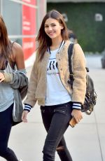 VICTORIA JUSTICE Out and About in Hollywood 11/22/2015