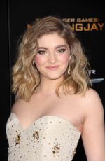 WILLOW SHIELDS at The Hunger Games: Mockingjay, Part 2 Premiere in Los Angeles 11/16/2015