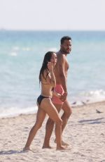 ZOE KRAVITZ in Bikini at a Beach in Miami  11/12/2015