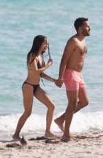 ZOE KRAVITZ in Bikini at a Beach in Miami  11/12/2015