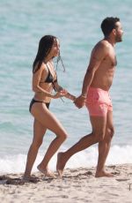 ZOE KRAVITZ in Bikini at a Beach in Miami  11/12/2015