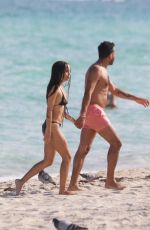 ZOE KRAVITZ in Bikini at a Beach in Miami  11/12/2015