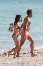 ZOE KRAVITZ in Bikini at a Beach in Miami  11/12/2015