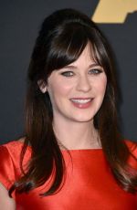 ZOOEY DESCHANEL at 7th Annual Governors Awards in Hollywood 11/14/2015