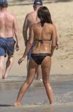 0ANIELLE LLOYD in Bikini on the Beach in Barbados 12/12/2015