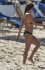 0ANIELLE LLOYD in Bikini on the Beach in Barbados 12/12/2015