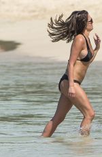 0ANIELLE LLOYD in Bikini on the Beach in Barbados 12/12/2015
