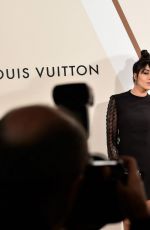 ADELE EXARCHOPOULOS at Louis Vuitton  Volez, Voguez, Voyagez Exhibition in Paris 12/03/2015