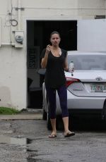ADRIANA LIMA Leaves Boxing Class in Los Angeles 12/04/2015