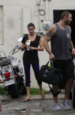 ADRIANA LIMA Leaves Boxing Class in Los Angeles 12/04/2015