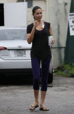 ADRIANA LIMA Leaves Boxing Class in Los Angeles 12/04/2015