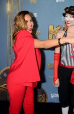 ADRIENNE BAILON at Cirque Du Soleil’s Kurious-Cabinet of Curiosites Opening Night in Los Angeles 12/09/2015