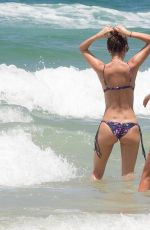 ALESSANDRA AMBROSIO in Bikini at a Beach in Florianopolis 12/27/2015
