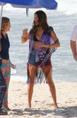 ALESSANDRA AMBROSIO on the Set of a TV Segment in Rio De Janeiro 12/23/2015