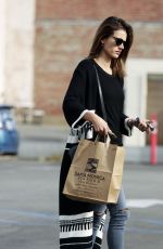 ALESSANDRA AMBROSIO Out and About in Brentwood 12/03/2015
