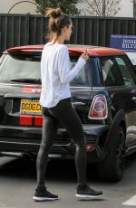 ALESSANDRA AMBROSIO Out in Los Angeles 12/11/2015