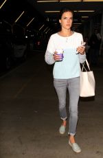 ALESSANDRA AMNROSIO at LAX Airport in Los Angeles 12/17/2015