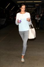 ALESSANDRA AMNROSIO at LAX Airport in Los Angeles 12/17/2015