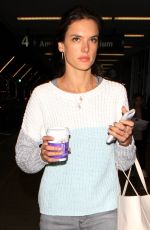 ALESSANDRA AMNROSIO at LAX Airport in Los Angeles 12/17/2015