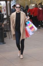 ALI LARTER Out Shopping at The Grove in West Hollywood 12/21/2015
