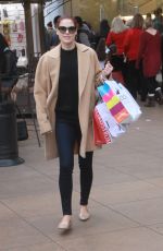 ALI LARTER Out Shopping at The Grove in West Hollywood 12/21/2015