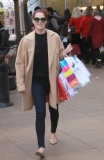 ALI LARTER Out Shopping at The Grove in West Hollywood 12/21/2015